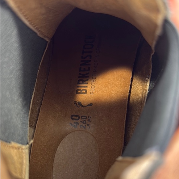BIRKENSTOCK UNISEX STALON NUBUCK LEATHER GRAPHITE CHELSEA BOOT SZ 40 L9 M7 - Picture 6 of 7